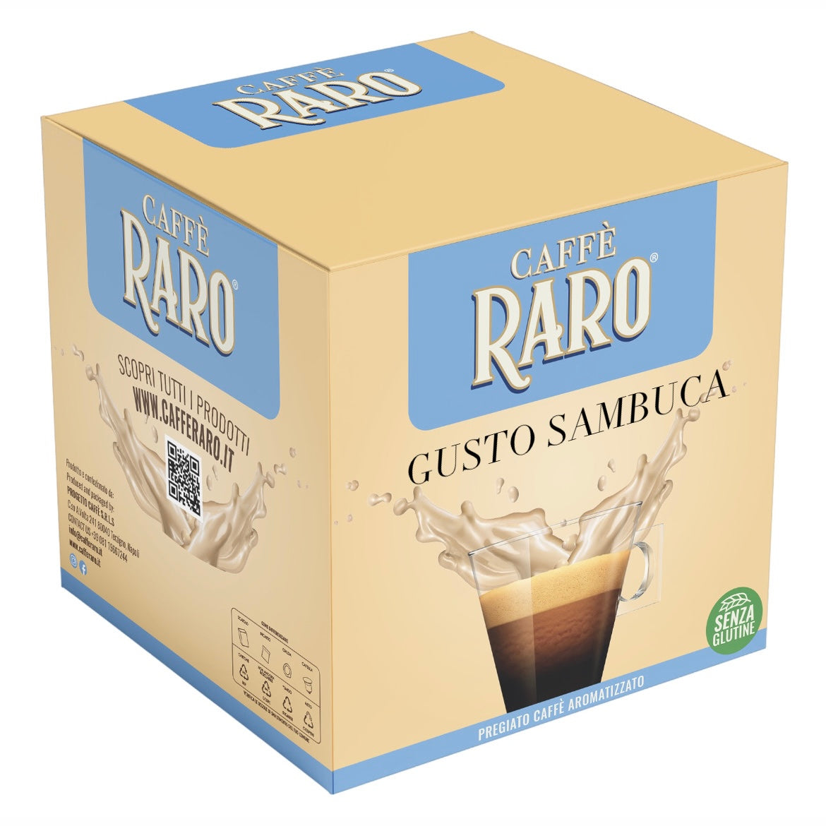 cialde caffè alla Sambuca 10 pz – Caffè Raro