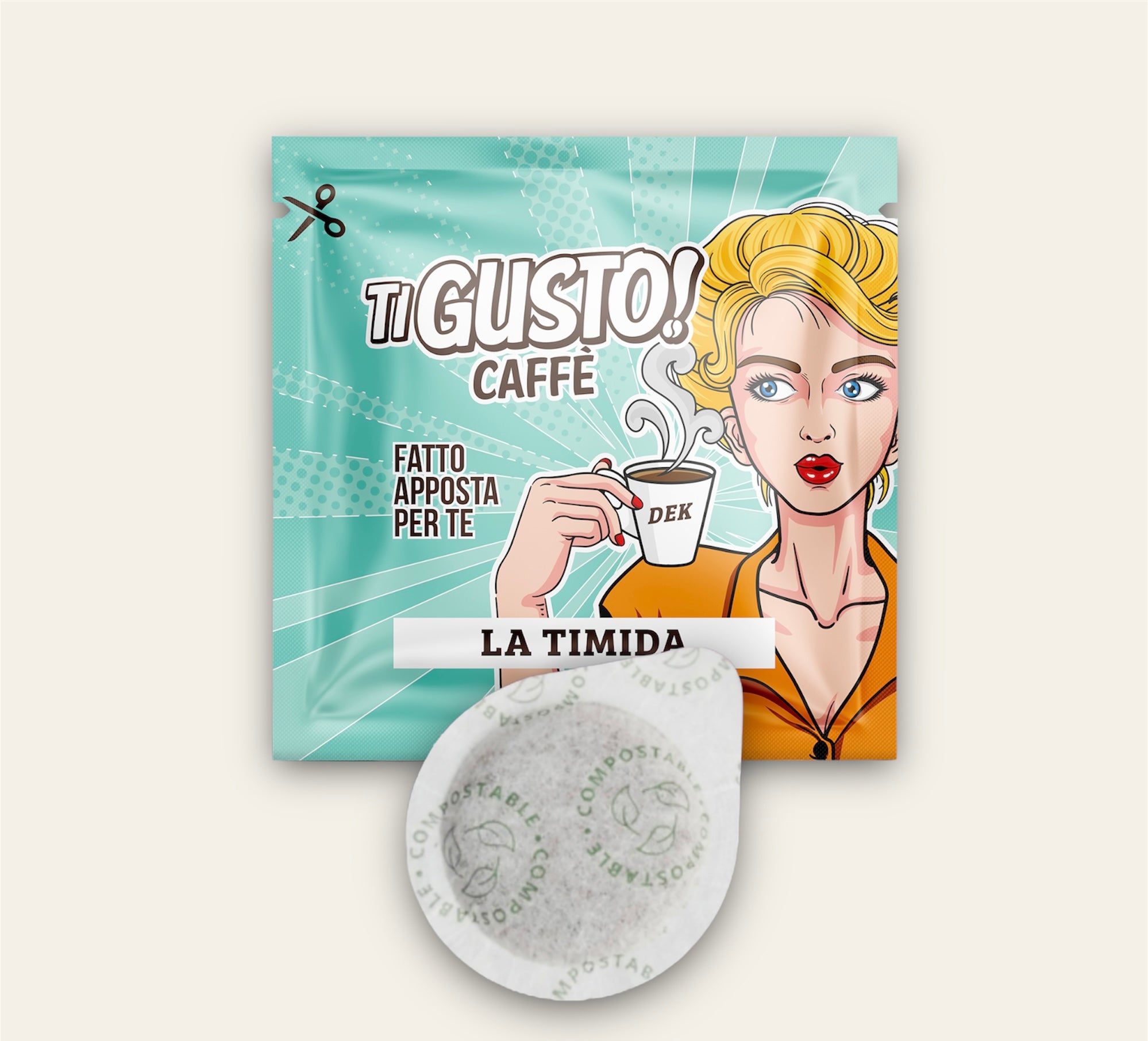 100 Cialde miscela DEK – Caffè Raro